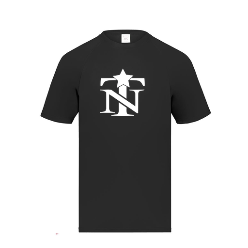 [2790.080.S-LOGO2] Men's Smooth Sport T-Shirt (Adult S, Black, Logo 2)