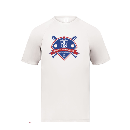 [2790.005.S-LOGO1] Men's Smooth Sport T-Shirt (Adult S, White, Logo 1)