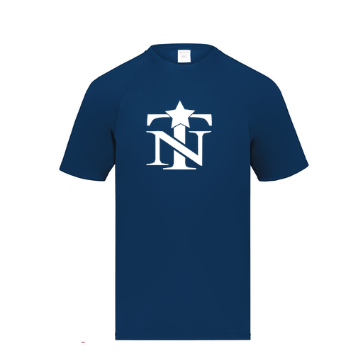 [2790.065.S-LOGO2] Men's Smooth Sport T-Shirt (Adult S, Navy, Logo 2)