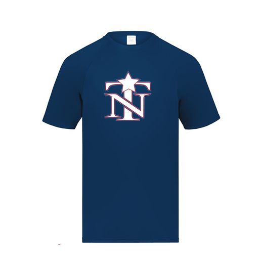 [2790.065.S-LOGO3] Men's Smooth Sport T-Shirt (Adult S, Navy, Logo 3)