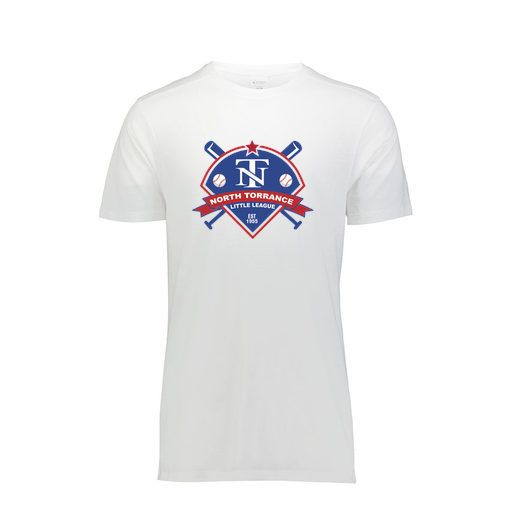[FTSCUBWH-AS-LOGO1] Decker Men's Tri-Blend T-Shirt - Short Sleeve (Adult S, White, Logo 1)