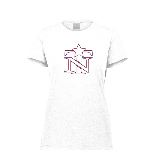 [FTSCUBWH-FAXS-LOGO3] Decker Women's Tri-Blend T-Shirt - Short Sleeve (Female Adult XS, White, Logo 3)