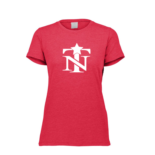[FTSCUBRD-FAXS-LOGO2] Decker Women's Tri-Blend T-Shirt - Short Sleeve (Female Adult XS, Red, Logo 2)