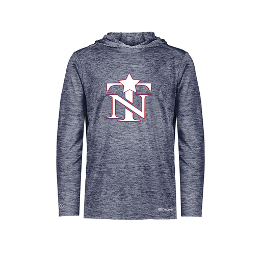 [FOLHCGNV-AS-LOGO3] Decker Men's Charge Hoodie (Adult S, Navy, Logo 3)