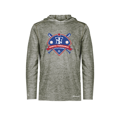 [FOLHCGGY-AS-LOGO1] Decker Men's Charge Hoodie (Adult S, Gray, Logo 1)