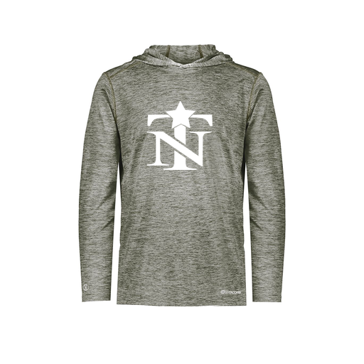 [FOLHCGGY-AS-LOGO2] Decker Men's Charge Hoodie (Adult S, Gray, Logo 2)