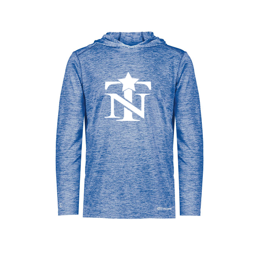 [FOLHCGRY-YS-LOGO2] Decker Youth Charge Hoodie (Youth S, Royal, Logo 2)