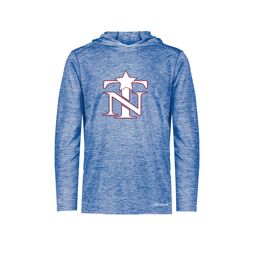 [FOLHCGRY-YS-LOGO3] Decker Youth Charge Hoodie (Youth S, Royal, Logo 3)