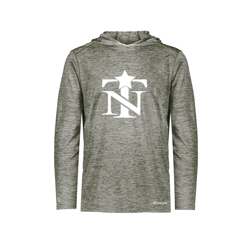 [CUS-DFW-CHGHOOD-PER-LSL-GRY-YS-LOGO2] Youth Charge Hoodie (Youth S, Gray, Logo 2)