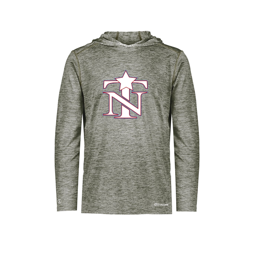 [FOLHCGGY-YS-LOGO3] Decker Youth Charge Hoodie (Youth S, Gray, Logo 3)