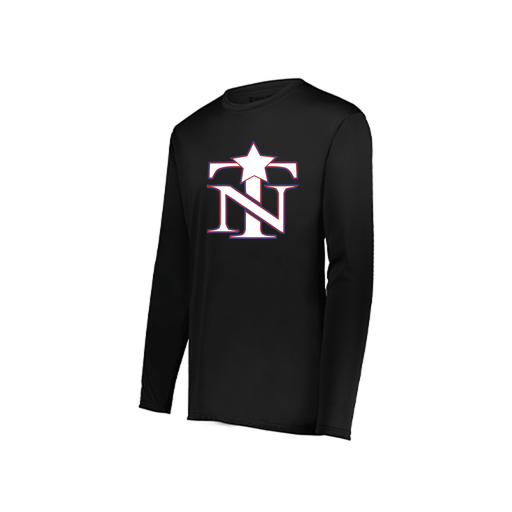 [222822.080.XS-LOGO3] Men's LS Smooth Sport Shirt (Adult XS, Black, Logo 3)