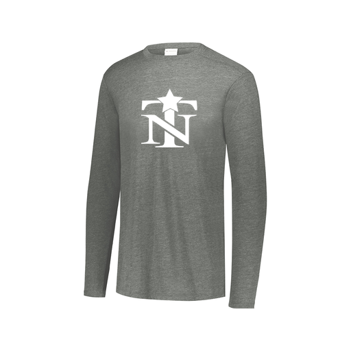 [3075.013.XS-LOGO2] Men's LS Ultra-blend T-Shirt (Adult XS, Gray, Logo 2)