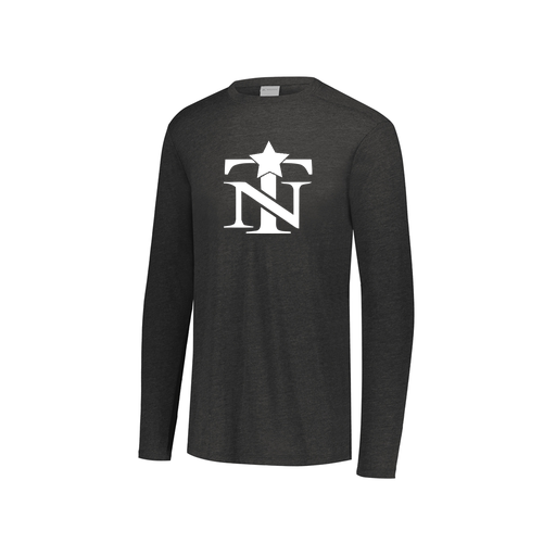 [3076.K94.S-LOGO2] Youth LS Ultra-blend T-Shirt (Youth S, Black, Logo 2)