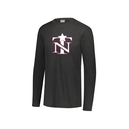 [3076.K94.S-LOGO3] Youth LS Ultra-blend T-Shirt (Youth S, Black, Logo 3)