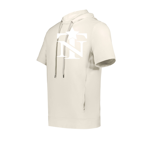 [222605-WHT-YS-LOGO2] YOUTH VENTURA SOFT KNIT SHORT SLEEVE HOODIE (Youth S, White, Logo 2)