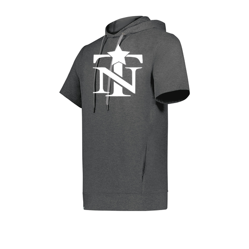 [222605-GRY-YS-LOGO2] YOUTH VENTURA SOFT KNIT SHORT SLEEVE HOODIE (Youth S, Gray, Logo 2)